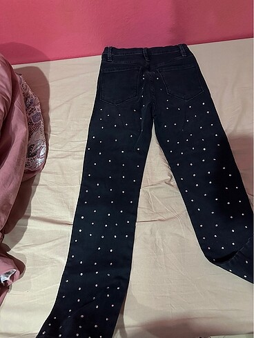 s Beden Taşlı füme jean
