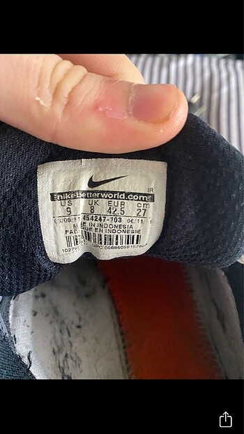 42.5 Beden Nike Koşu Ayakkabısı