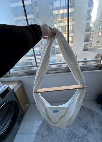 Beyaz Bebek Taşıma Askısı - Görsel 3