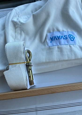 Beyaz Bebek Taşıma Askısı - Görsel 2