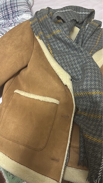 xs Beden Zara süet kaban