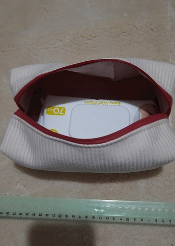 Fermuarlı Kadın Makyaj Çantası - Görsel 4