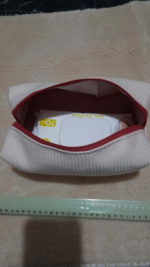 Fermuarlı Kadın Makyaj Çantası - Görsel 4