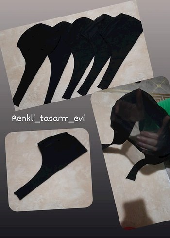 Siyah Kadın Bone - Görsel 3