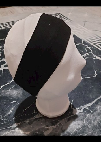 Siyah Esnek Penye Kadın Saç Bandı - Görsel 3