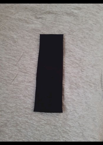 Siyah Esnek Penye Kadın Saç Bandı - Görsel 4