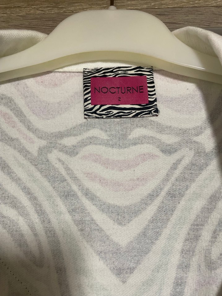 Zebra Desenli Kadın Mini Ceket - Görsel 3