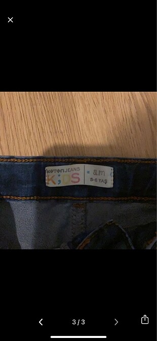 6 Yaş Beden Kot pantolon