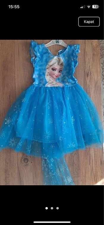 Elsa elbise 3 yaş a uygun