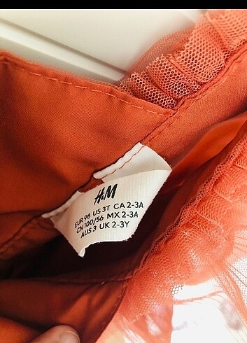 H&M 2,5 yaşa uygun h&m tüllü elbise