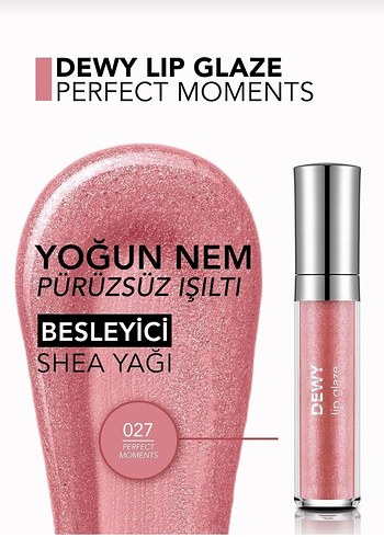 Flormar Besleyici Dudak Parlatıcısı-Dewy Lip Glaze-027