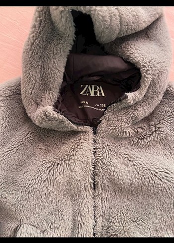 Zara peluş mont - Görsel 2