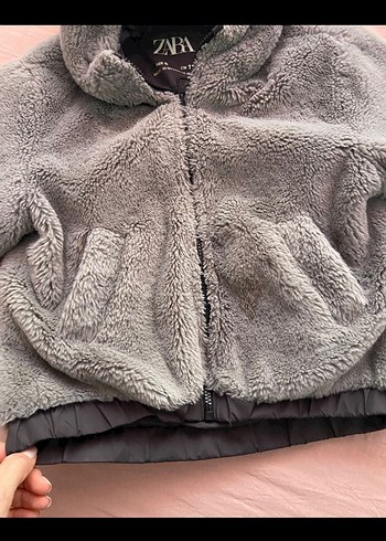 Zara peluş mont - Görsel 4