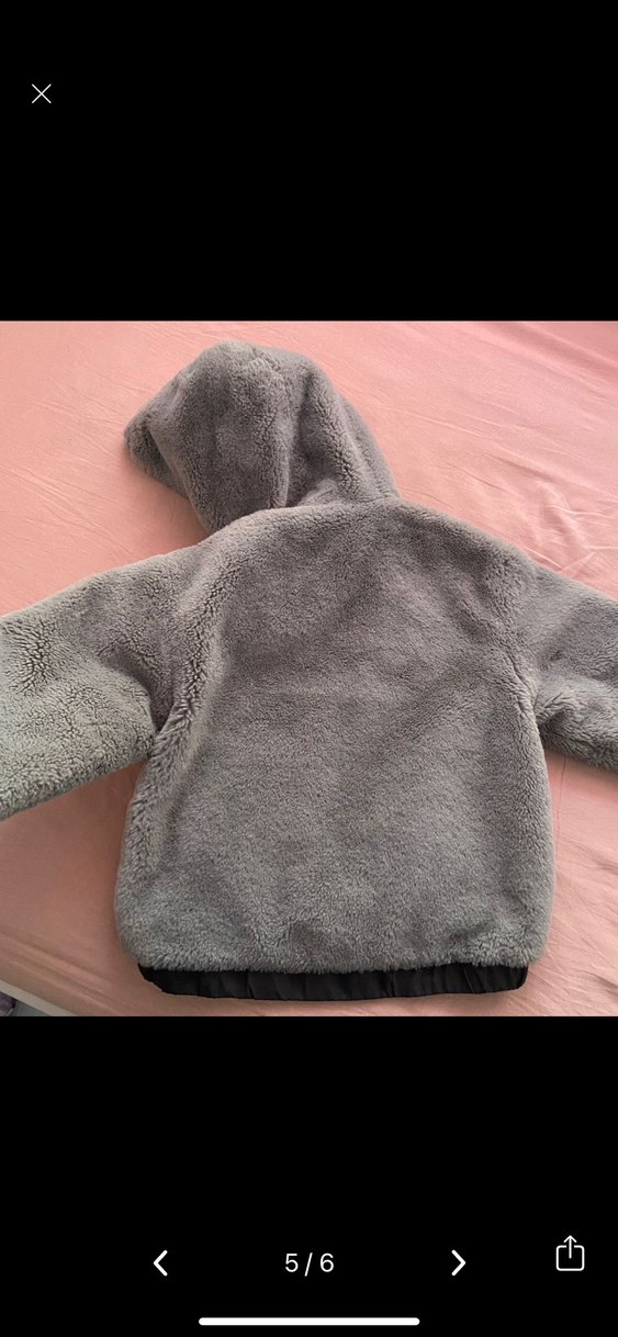 Zara peluş mont - Görsel 5