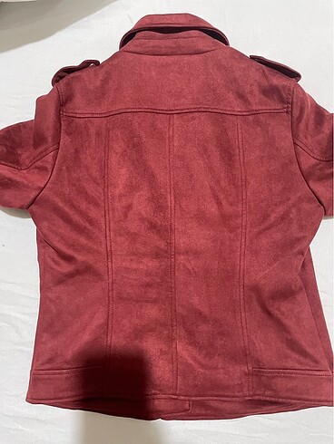m Beden bordo Renk Suet ceket