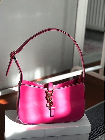 Yves Saint Laurent Pembe Birinci Kalite Yves Kol Çantası