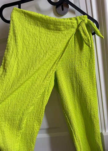 Zara Bol Kesim, Uzun, Yeşil Pantolon