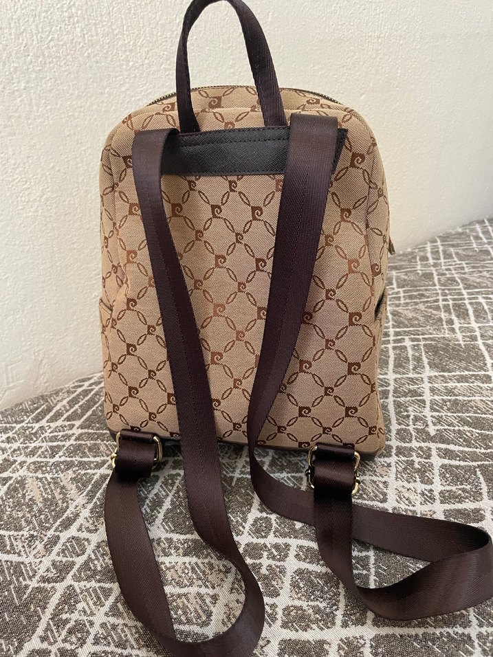 Kahverengi Deri Kadın Sırt Çantası - Görsel 5