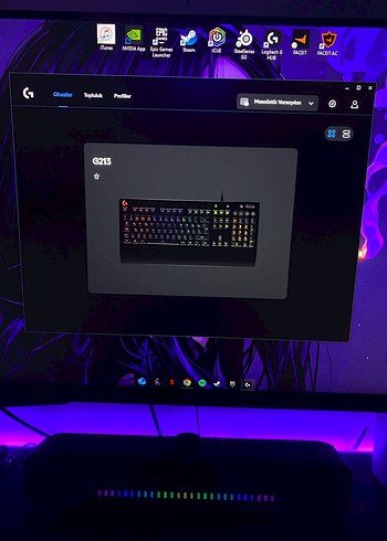 Çok Renkli Işıklı Klavye Logitech G213 - Görsel 5