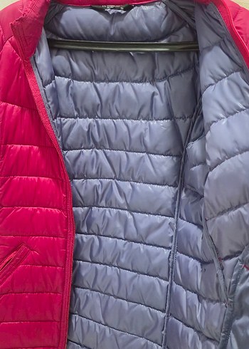 Fermuarlı Pembe Kadın Kışlık Mont - Görsel 4