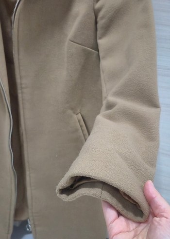 Bej Renk Kadın Kaban - Görsel 2