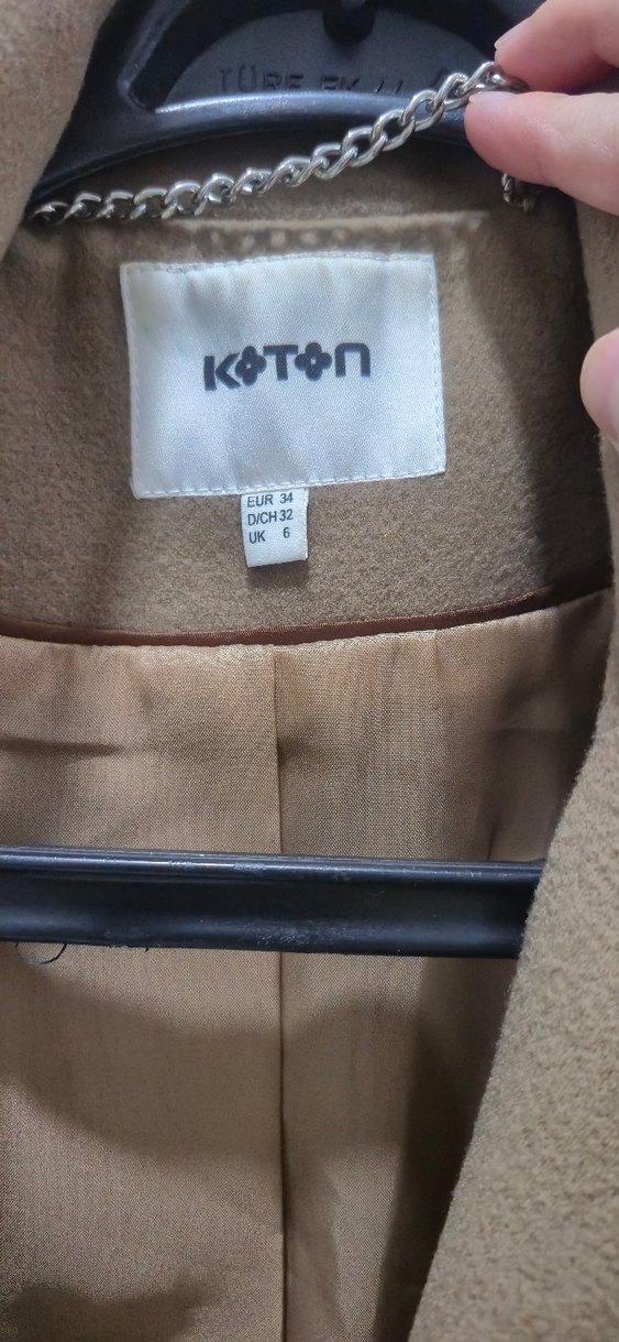 Bej Renk Kadın Kaban - Görsel 3