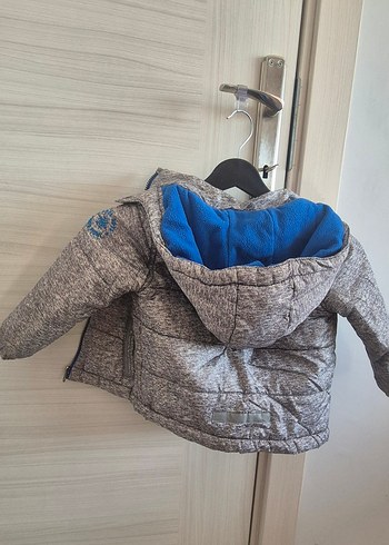 Gri Fermuarlı Erkek Çocuk Mont - Görsel 4