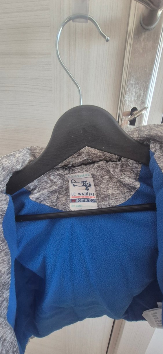 Gri Fermuarlı Erkek Çocuk Mont - Görsel 2