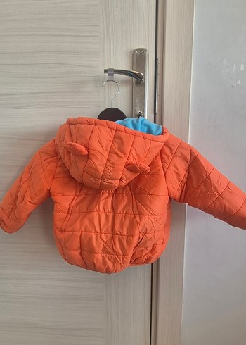Turuncu Fermuarlı Erkek Çocuk Mont - Görsel 4