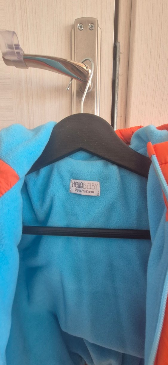 Turuncu Fermuarlı Erkek Çocuk Mont - Görsel 2