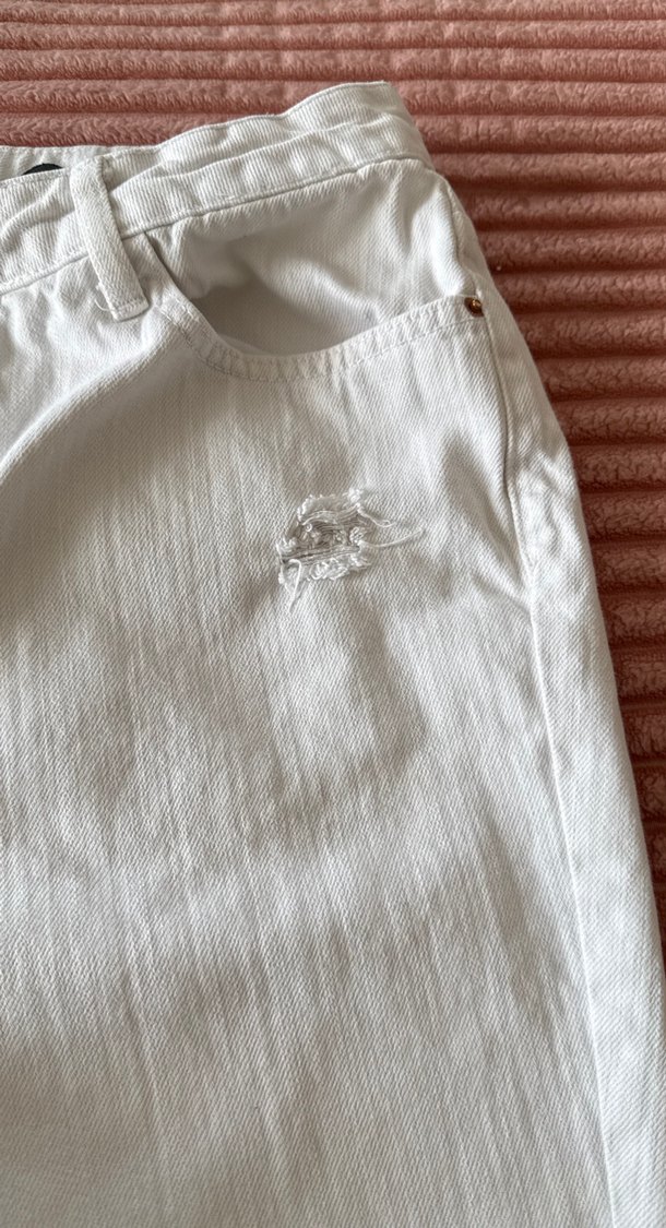 Beyaz moms jeans 34/32 - Görsel 4