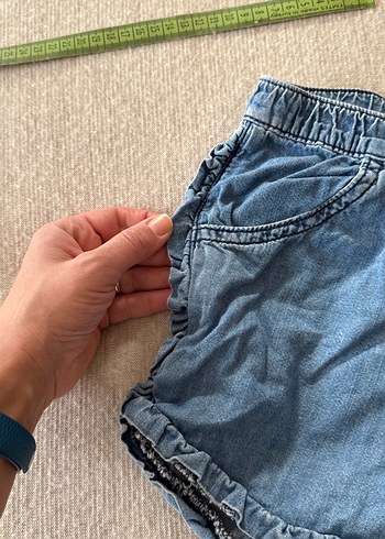 9/10 yaş kız çocuk kot şort - Görsel 4