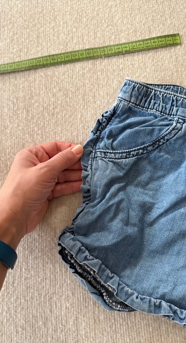 9/10 yaş kız çocuk kot şort - Görsel 4