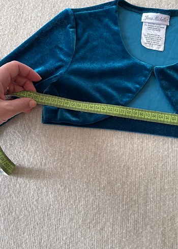 Kız Çocuk Lacivert Uzun Kollu Bolero - Görsel 5