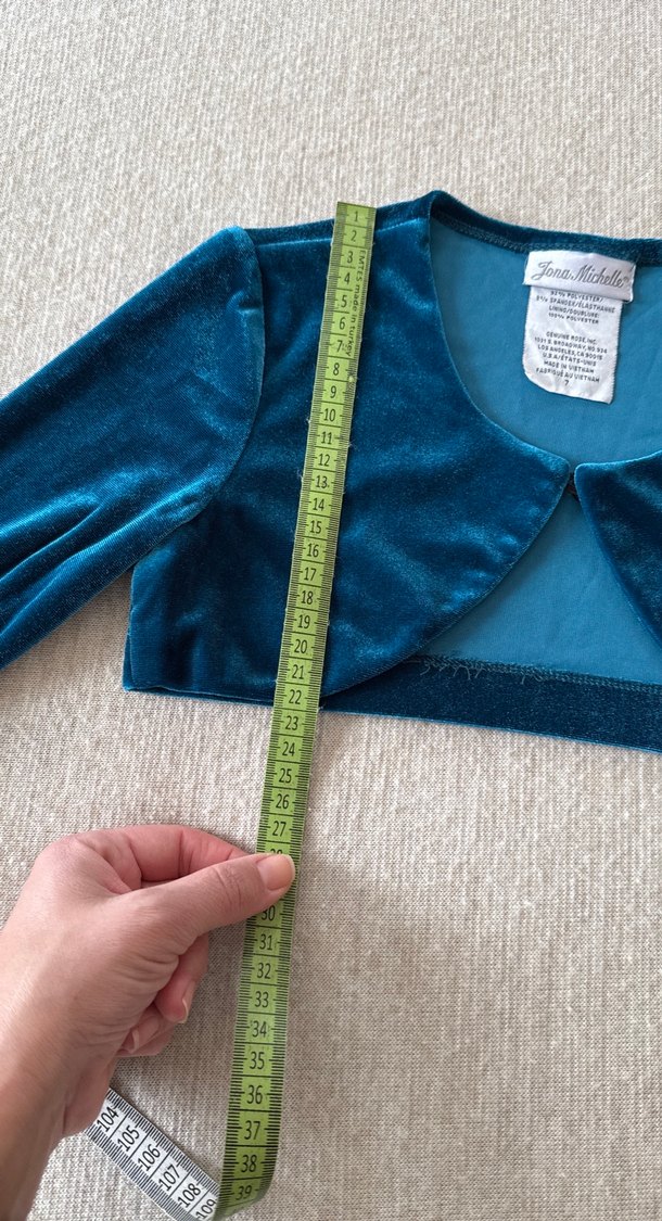 Kız Çocuk Lacivert Uzun Kollu Bolero - Görsel 4