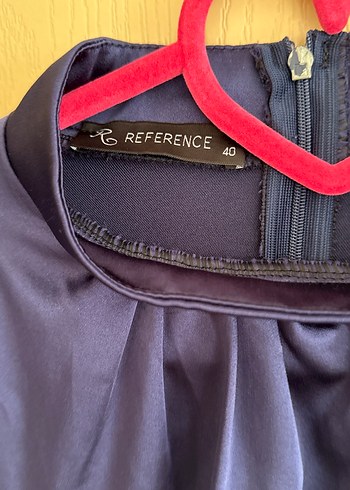 Lacivert Drapeli Uzun Kollu abiye - Görsel 2