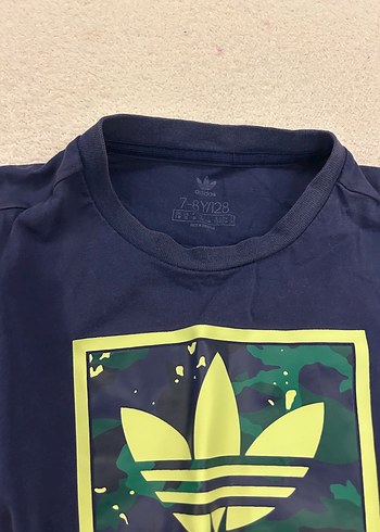 Adidas Erkek Lacivert Baskılı Kısa Kollu Tişört - Görsel 2