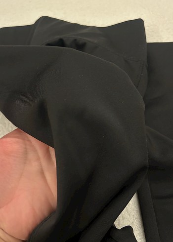 Siyah Midi Spor Kadın Tayt - Görsel 2