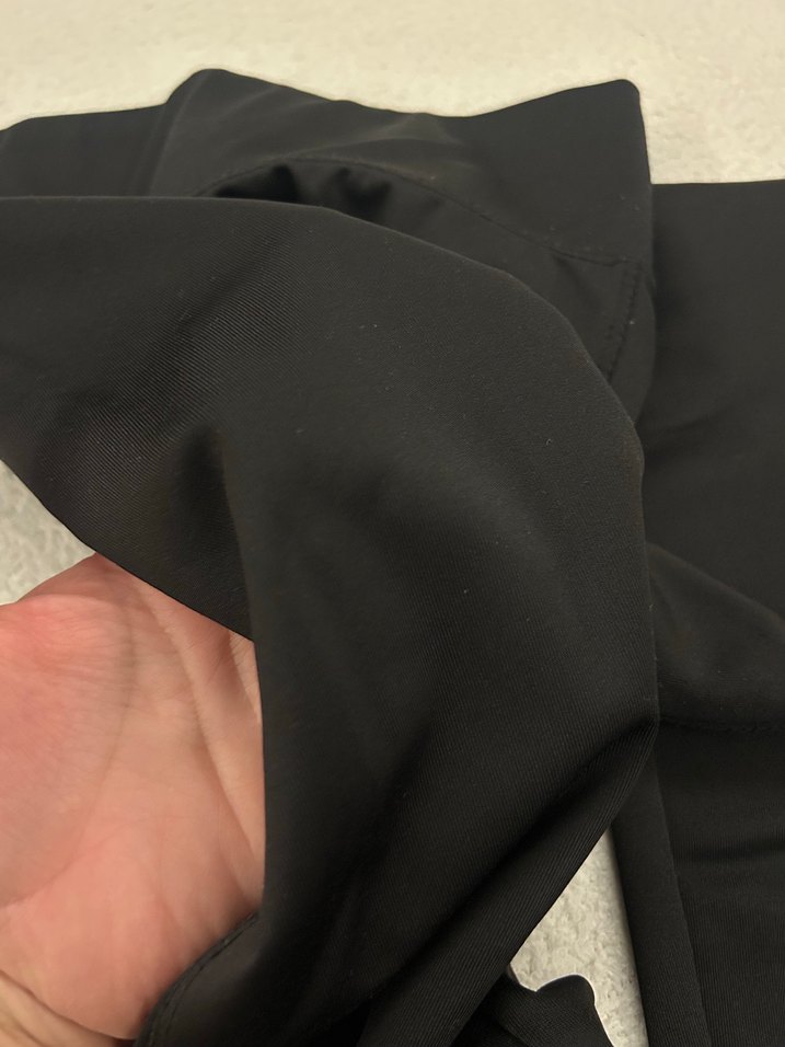 Siyah Midi Spor Kadın Tayt - Görsel 2
