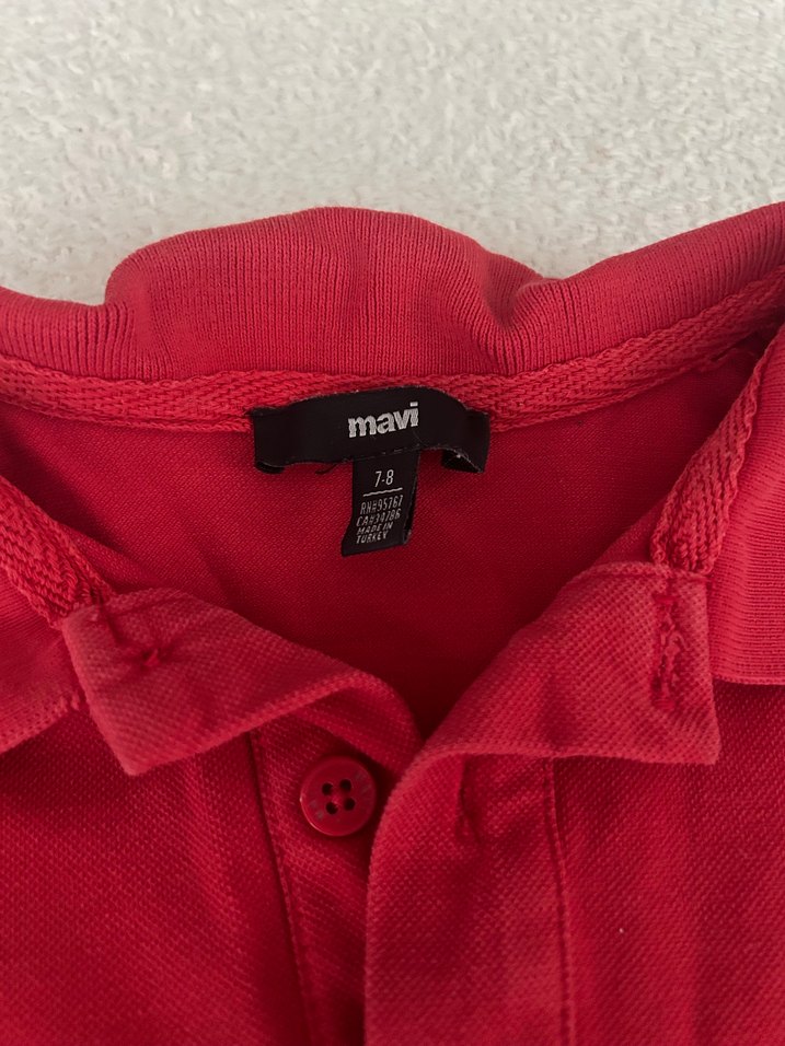 Kırmızı Erkek Çocuk Polo Tişört - Görsel 2