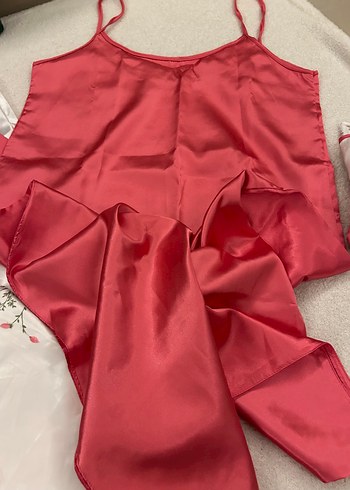 Nakış İşlemeli Pembe Kadın Pijama Takımı - Görsel 2