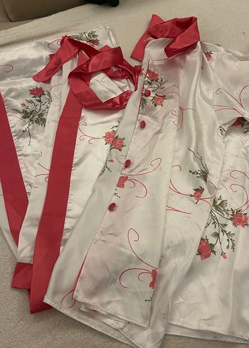 Nakış İşlemeli Pembe Kadın Pijama Takımı - Görsel 4