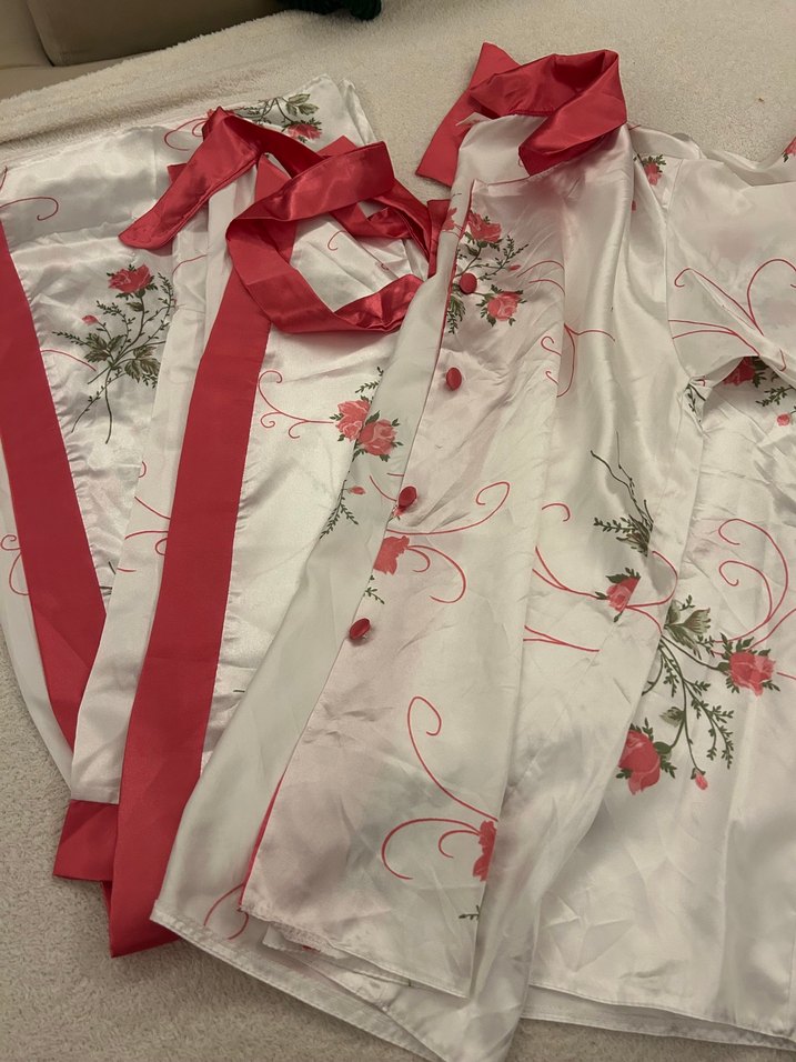 Nakış İşlemeli Pembe Kadın Pijama Takımı - Görsel 4