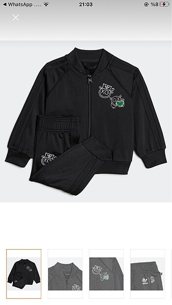 Adidas bebek takım