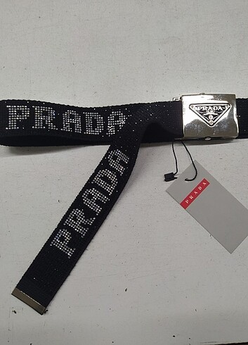 Prada Prada taşlı kemer 