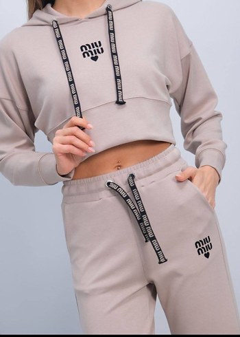 miu miu Beyaz  Kadın Spor Takım - Görsel 5