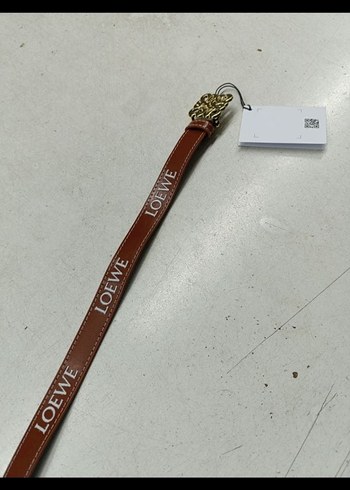 Vintage Parlak Kahverengi Deri Kadın Kemer - Görsel 3