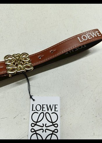 Vintage Parlak Kahverengi Deri Kadın Kemer - Görsel 5