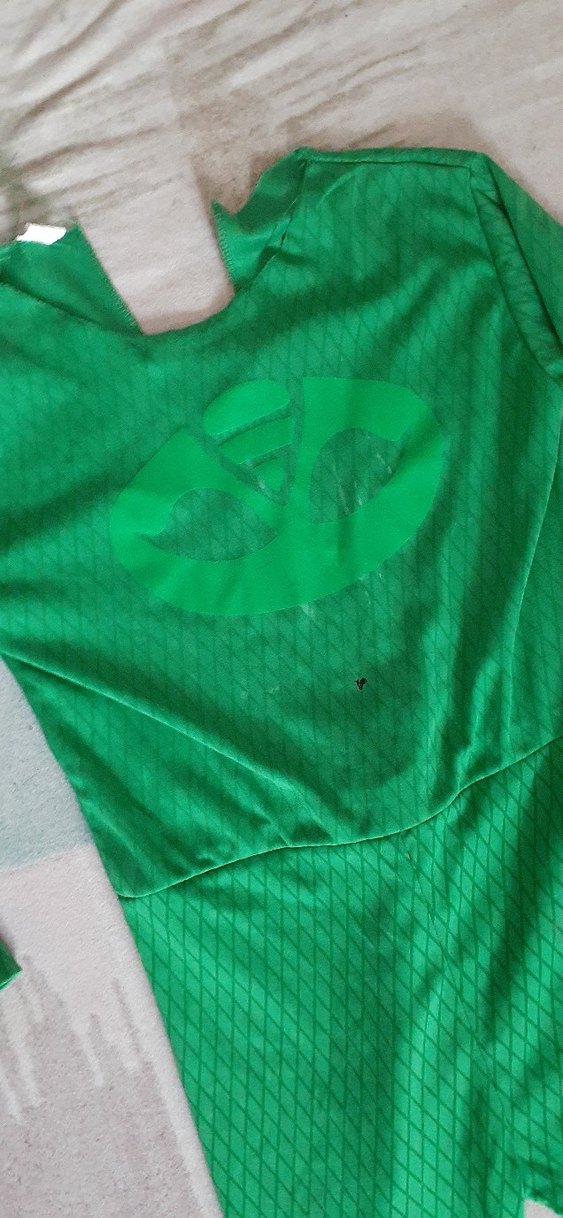 kertekenle Yeşil Çocuk Tulumu  Fermuarlı - Görsel 2