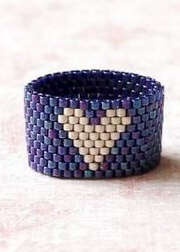 Orjinal miyuki boncuktan yapılmış çeşitli yuzukler - Görsel 4